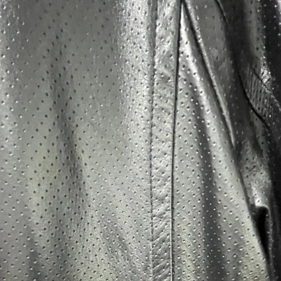 CLUB MONACO Leather Moto Jacket Sz S/P - Picture 12 of 12